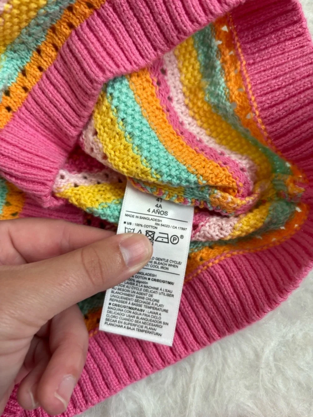 Old Navy Girl’s Bright & Colorful Striped Knit Summer Set